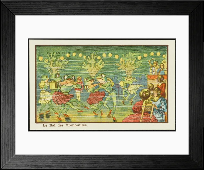 Framed Print : Futuristic underwater fancy dress ball Framed Print : Futuristic underwater fancy dress ball