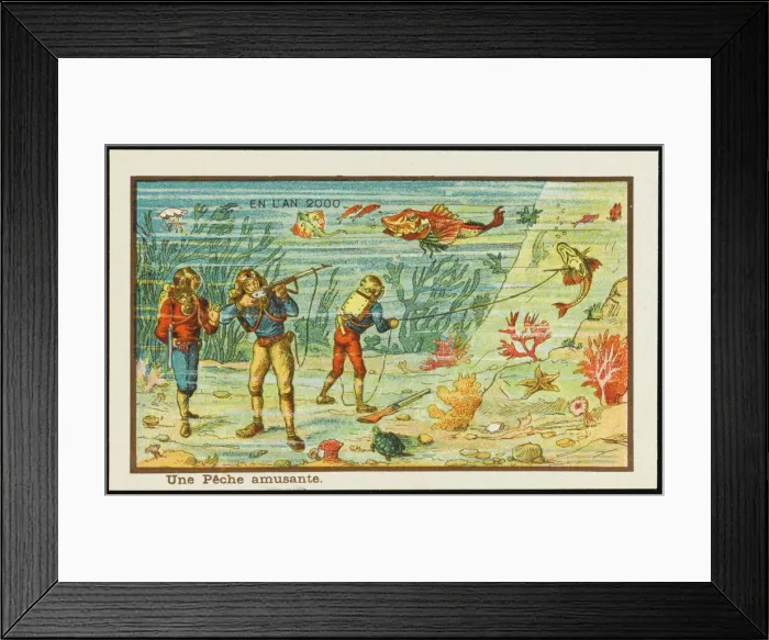 Framed Print : Futuristic seabed fishing Framed Print : Futuristic seabed fishing