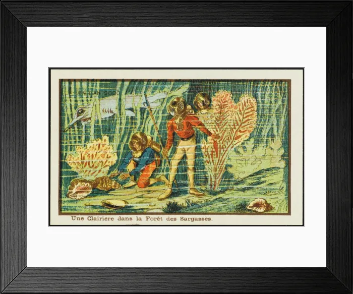 Framed Print : Futuristic stroll on the seabed