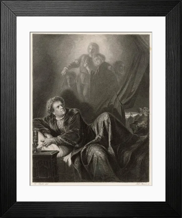 Framed Print : Scene from Shakespeares Richard III Framed Print : Scene from Shakespeares Richard III
