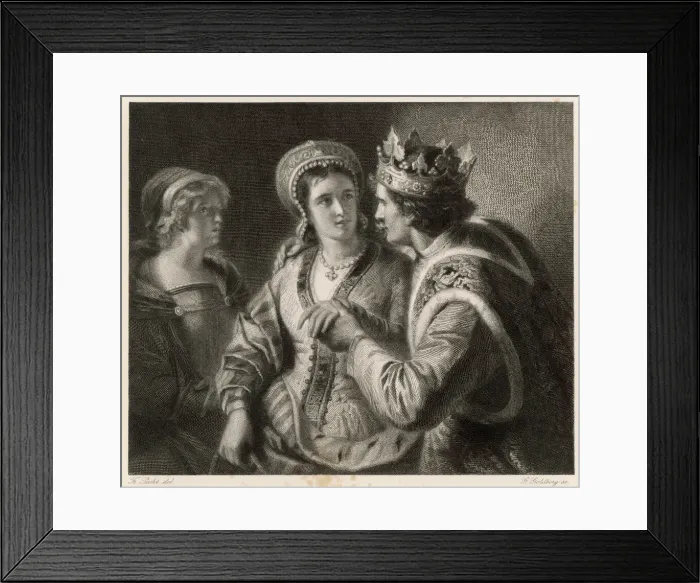 Framed Print : Scene from Shakespeares Henry V Framed Print : Scene from Shakespeares Henry V