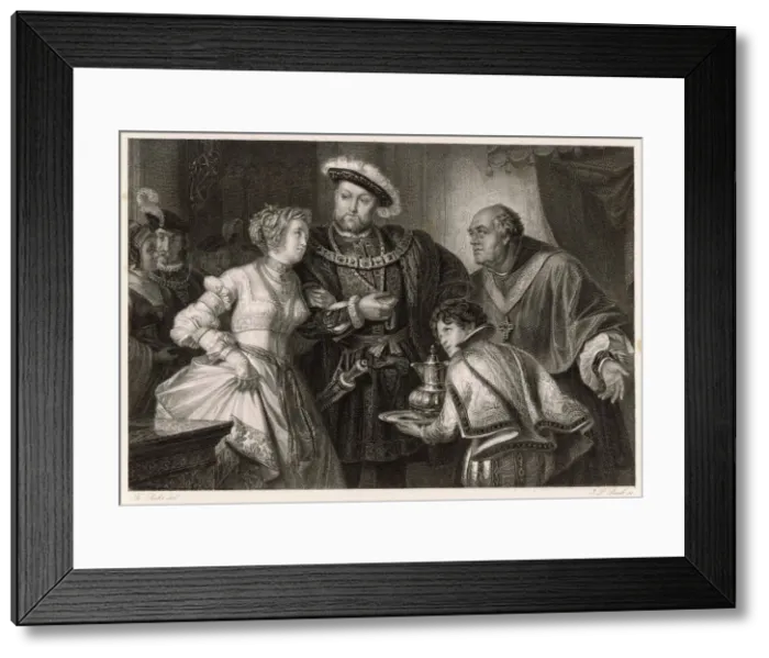 Framed Print : Scene from Shakespeares Henry VIII Framed Print : Scene from Shakespeares Henry VIII