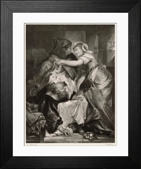 Framed Print : Scene from Shakespeares Merry Wives of Windsor Framed Print : Scene from Shakespeares Merry Wives of Windsor