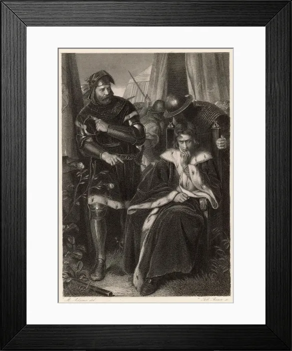 Framed Print : Scene from Shakespeares play, Henry VI Part III Framed Print : Scene from Shakespeares play, Henry VI Part III