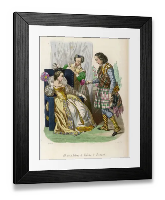 Framed Print : Mary, Queen of Scots, with Lord Darnley Framed Print : Mary, Queen of Scots, with Lord Darnley