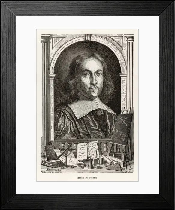 Framed Print : Pierre de Fermat, French lawyer and mathematician Framed Print : Pierre de Fermat, French lawyer and mathematician