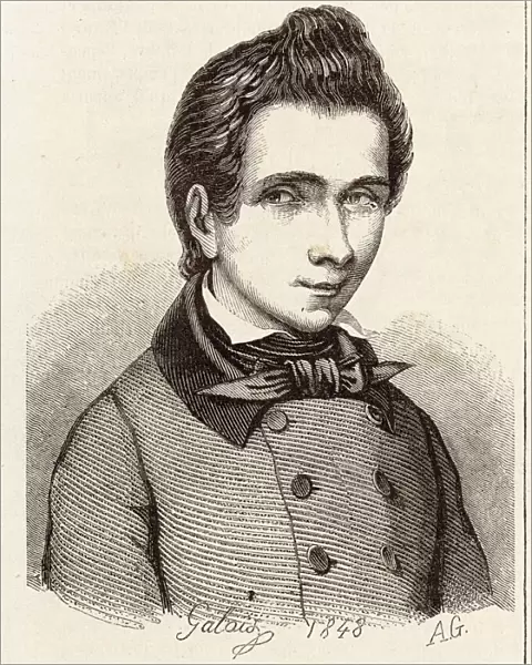 Evariste Galois, French mathematician