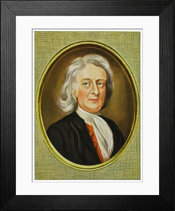 Framed Print : Sir Isaac Newton, English mathematician Framed Print : Sir Isaac Newton, English mathematician