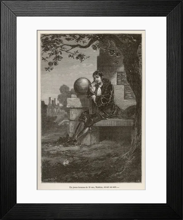 Framed Print : Sir Isaac Newton, English mathematician Framed Print : Sir Isaac Newton, English mathematician