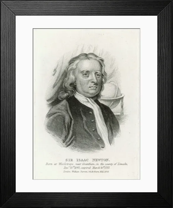 Framed Print : Sir Isaac Newton, English mathematician Framed Print : Sir Isaac Newton, English mathematician