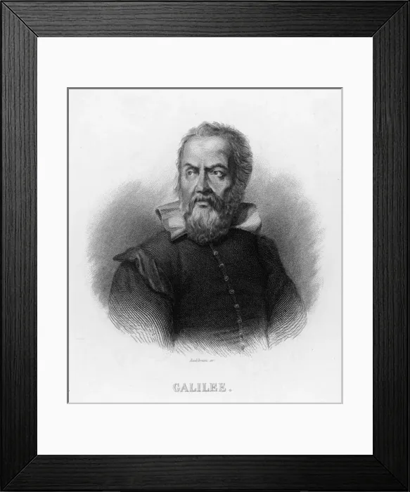 Framed Print : Galileo Galilei, Italian astronomer Framed Print : Galileo Galilei, Italian astronomer