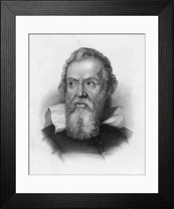 Framed Print : Galileo Galilei, Italian astronomer Framed Print : Galileo Galilei, Italian astronomer