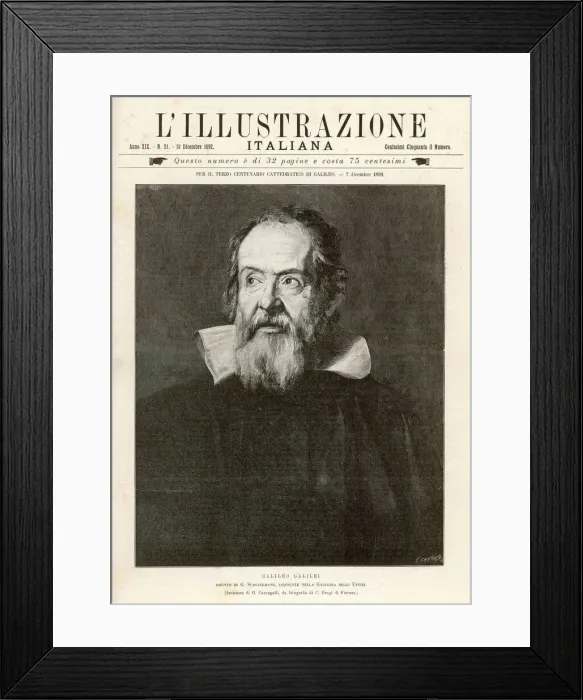 Framed Print : Galileo Galilei, Italian astronomer Framed Print : Galileo Galilei, Italian astronomer