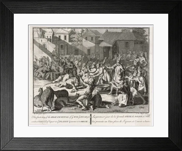 Framed Print : Inca High Festival of the Sun