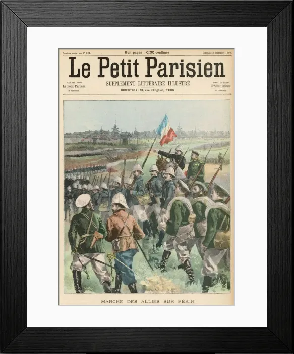 Framed Print : Allies advance on Peking during the Boxer Rebellion Framed Print : Allies advance on Peking during the Boxer Rebellion