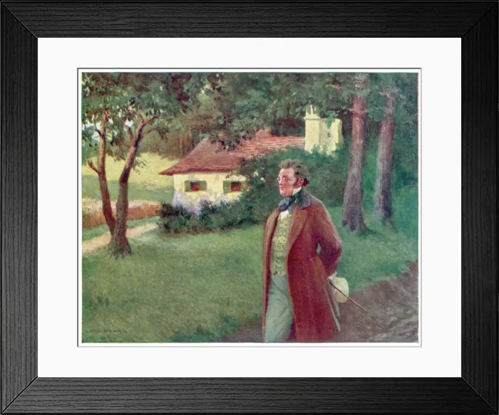 Framed Print : Franz Schubert, Austrian composer and musician Framed Print : Franz Schubert, Austrian composer and musician