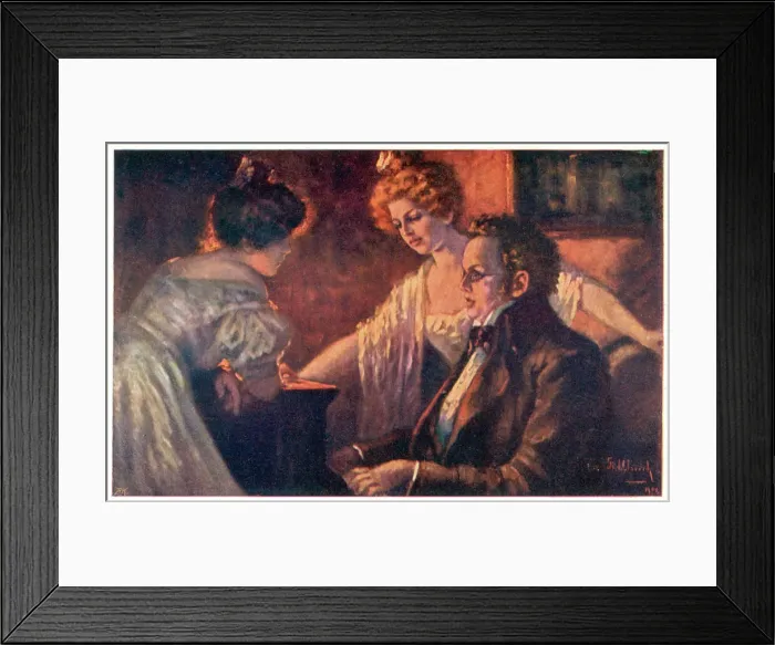 Framed Print : Franz Schubert, Austrian composer and musician Framed Print : Franz Schubert, Austrian composer and musician