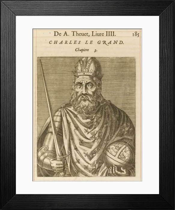 Framed Print : Charlemagne, King and Emperor Framed Print : Charlemagne, King and Emperor