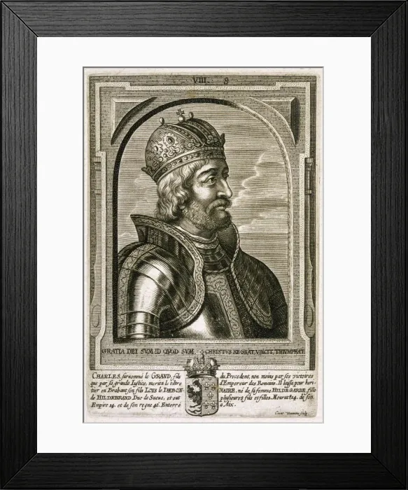 Framed Print : Charlemagne, King and Emperor Framed Print : Charlemagne, King and Emperor