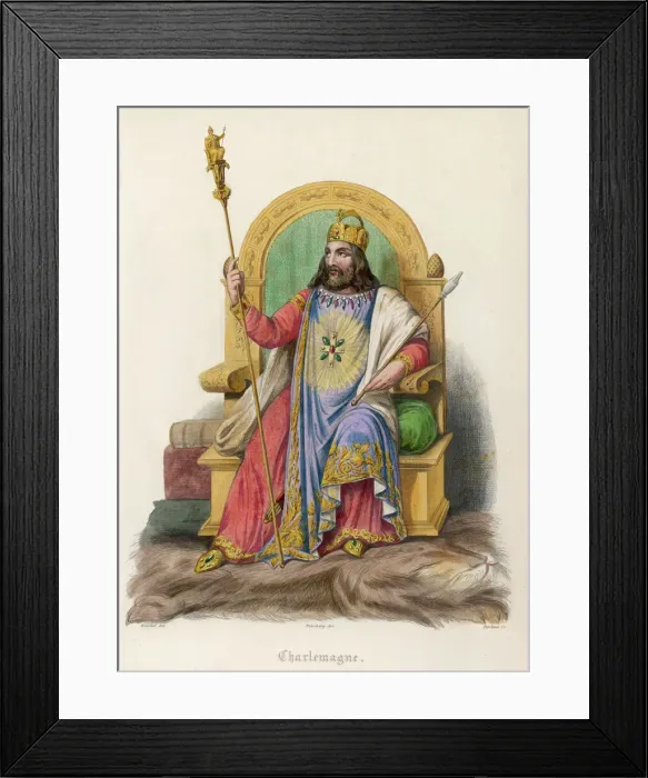 Framed Print : Charlemagne, King and Emperor Framed Print : Charlemagne, King and Emperor