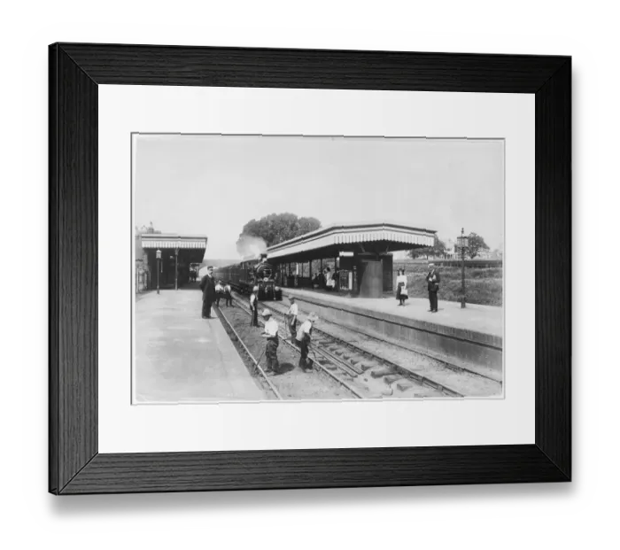 Framed Print : Navvies working at Upminster Station, Havering Framed Print : Navvies working at Upminster Station, Havering