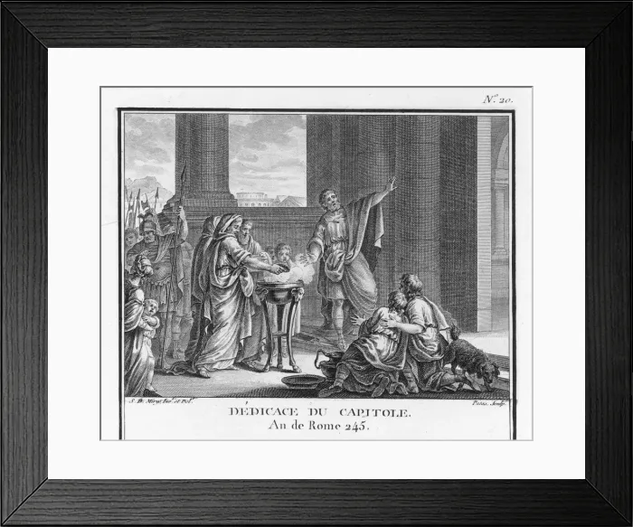 Framed Print : Dedication of the Roman Capitol Framed Print : Dedication of the Roman Capitol