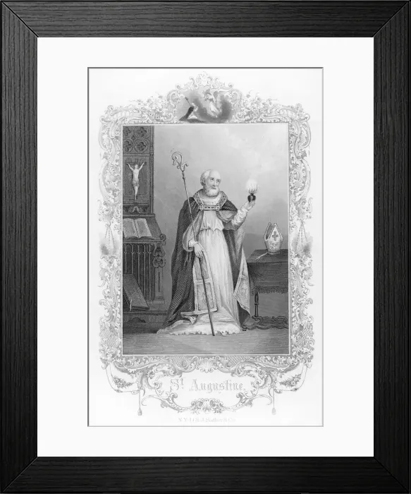 Framed Print : Augustine, first Archbishop of Canterbury Framed Print : Augustine, first Archbishop of Canterbury