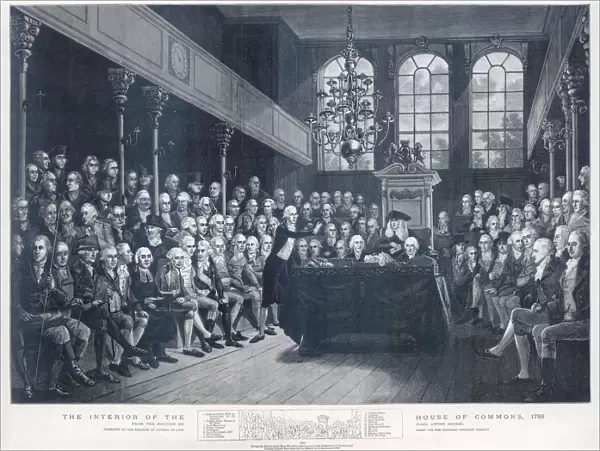 William Pitt the Younger addressing Parliament