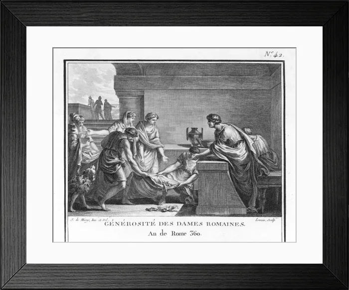 Framed Print : Women of Rome donate their jewellery Framed Print : Women of Rome donate their jewellery