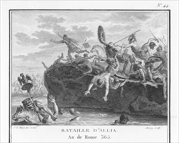 Gauls defeat Romans on the River Allia