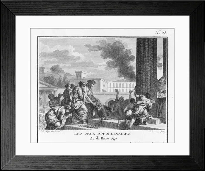 Framed Print : Sacrifice by Romans before the the Battle of Capua Framed Print : Sacrifice by Romans before the the Battle of Capua