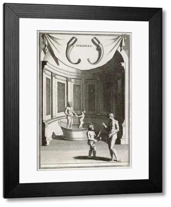Framed Print : Bathing and washing in Ancient Rome Framed Print : Bathing and washing in Ancient Rome