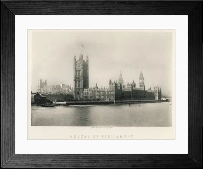 Framed Print : View of Parliament buildings and Big Ben, London Framed Print : View of Parliament buildings and Big Ben, London