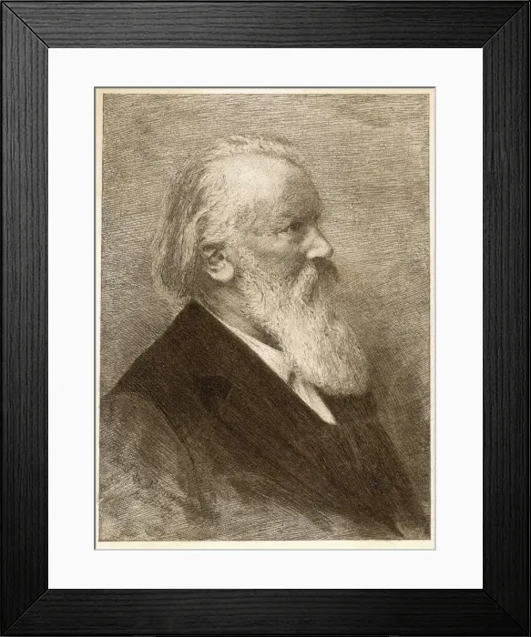 Framed Print : Johannes Brahms, German composer Framed Print : Johannes Brahms, German composer