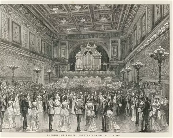 Social event in the Ball Room, Buckingham Palace, London