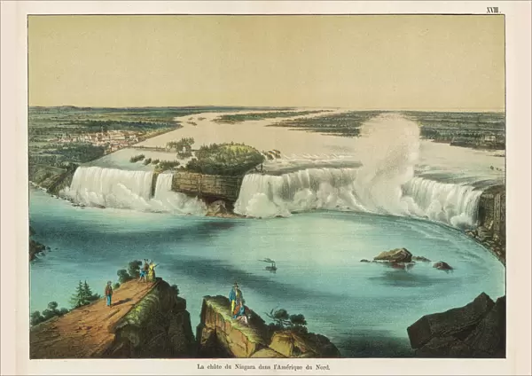 Niagara Falls between Canada and the USA