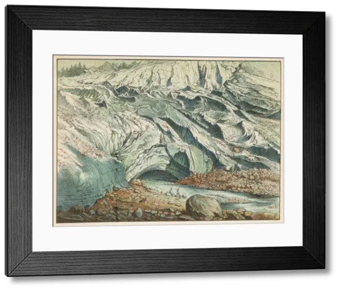 Framed Print : Mer de Glace (Sea of Ice), Mont Blanc, French Alps Framed Print : Mer de Glace (Sea of Ice), Mont Blanc, French Alps