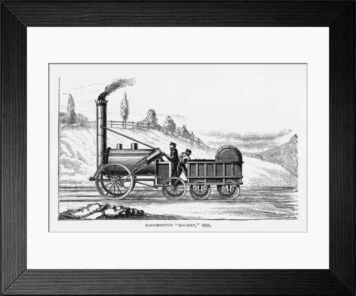 Framed Print : George Stephensons locomotive, the Rocket Framed Print : George Stephensons locomotive, the Rocket