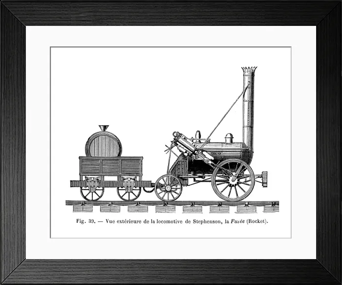 Framed Print : George Stephensons locomotive, the Rocket Framed Print : George Stephensons locomotive, the Rocket