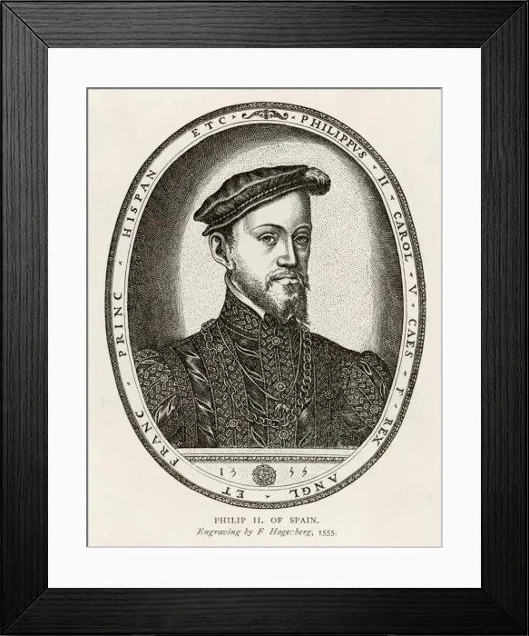 Framed Print : Philip II, King of Spain Framed Print : Philip II, King of Spain