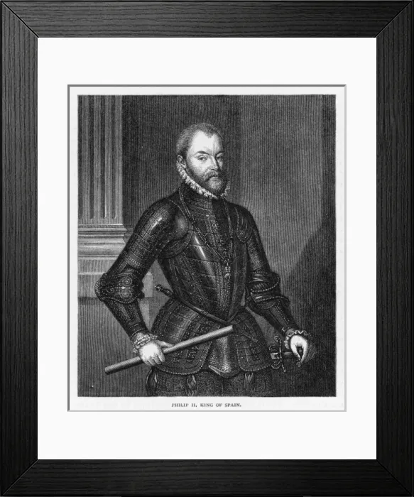 Framed Print : Philip II, King of Spain Framed Print : Philip II, King of Spain