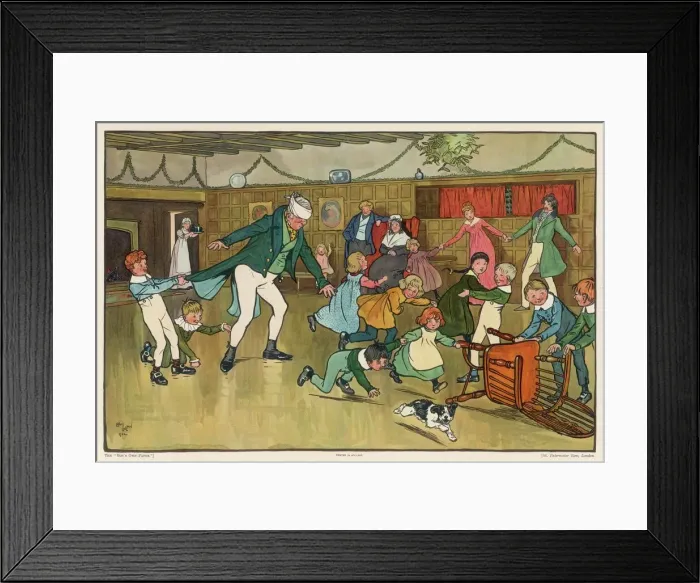 Framed Print : Game of Blind Mans Buff at a childrens party Framed Print : Game of Blind Mans Buff at a childrens party