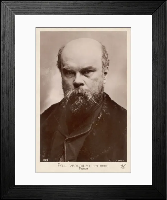 Framed Print : Paul Verlaine, French poet Framed Print : Paul Verlaine, French poet