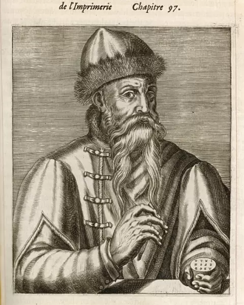 Johannes Gutenberg, German goldsmith and printer