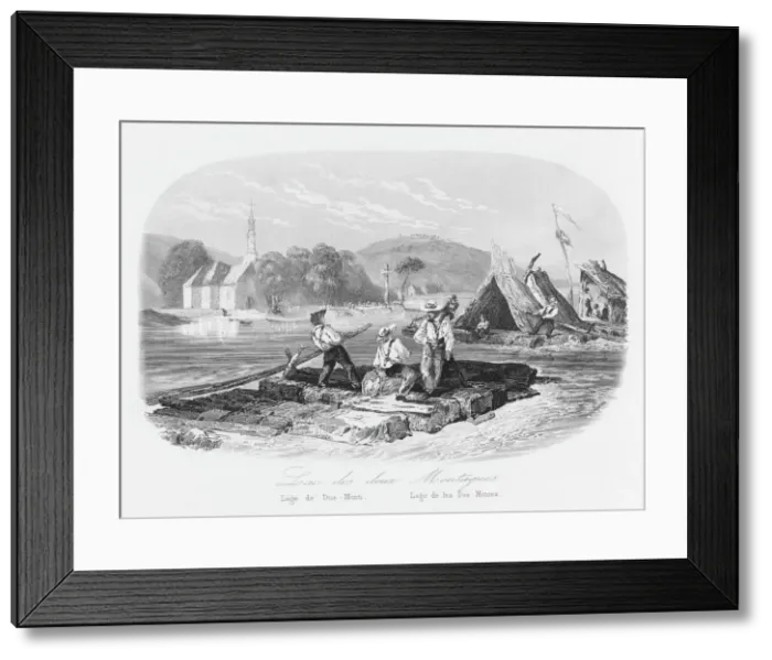 Framed Print : Lake of Two Mountains, Quebec, Canada Framed Print : Lake of Two Mountains, Quebec, Canada