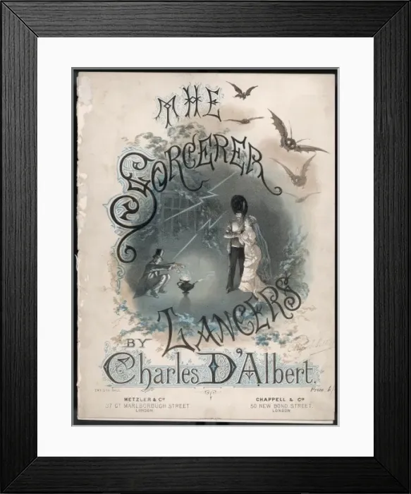 Framed Print : The Sorcerer Lancers, by Charles d Albert Framed Print : The Sorcerer Lancers, by Charles d Albert