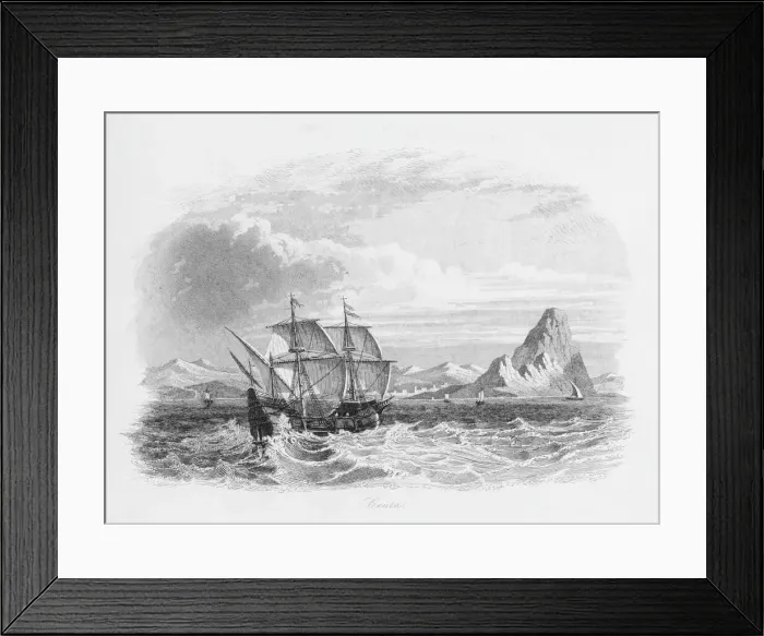 Framed Print : View of Ceuta, Morocco, North Africa Framed Print : View of Ceuta, Morocco, North Africa