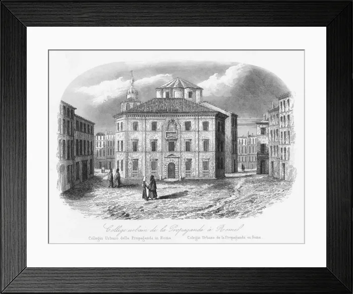 Framed Print : Collegio della Propaganda, Rome, Italy Framed Print : Collegio della Propaganda, Rome, Italy