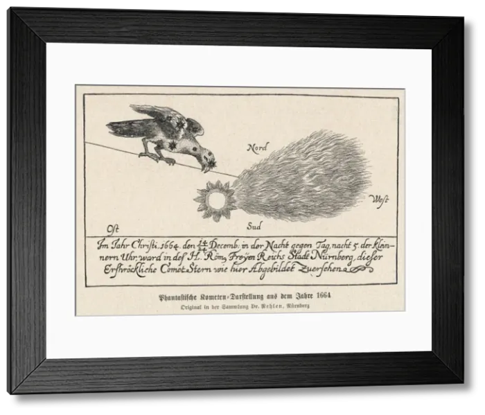 Framed Print : Comet seen from Nuremberg, Germany Framed Print : Comet seen from Nuremberg, Germany