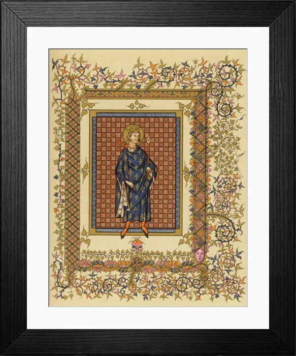 Framed Print : Louis Ix, French Royalty Framed Print : Louis Ix, French Royalty